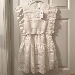 NWT Mayoral white lace dress
